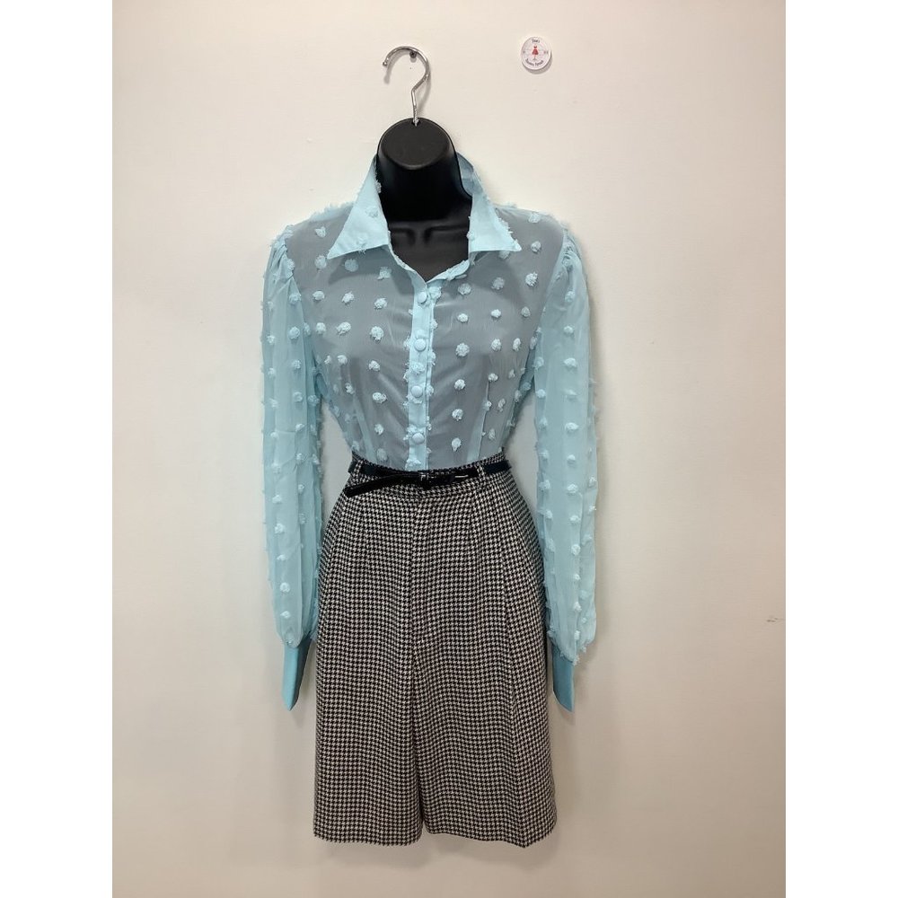 Vintage 80's-90's Savannah Houndstooth Walking Shorts